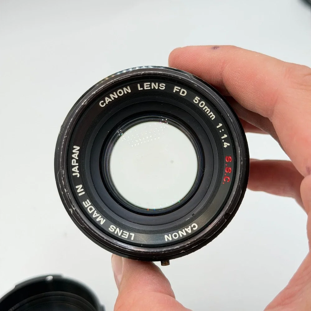 Canon FD 50mm f1.4 SSC Prime Lens Manual Focus SLR Breech Lock Made in Japan